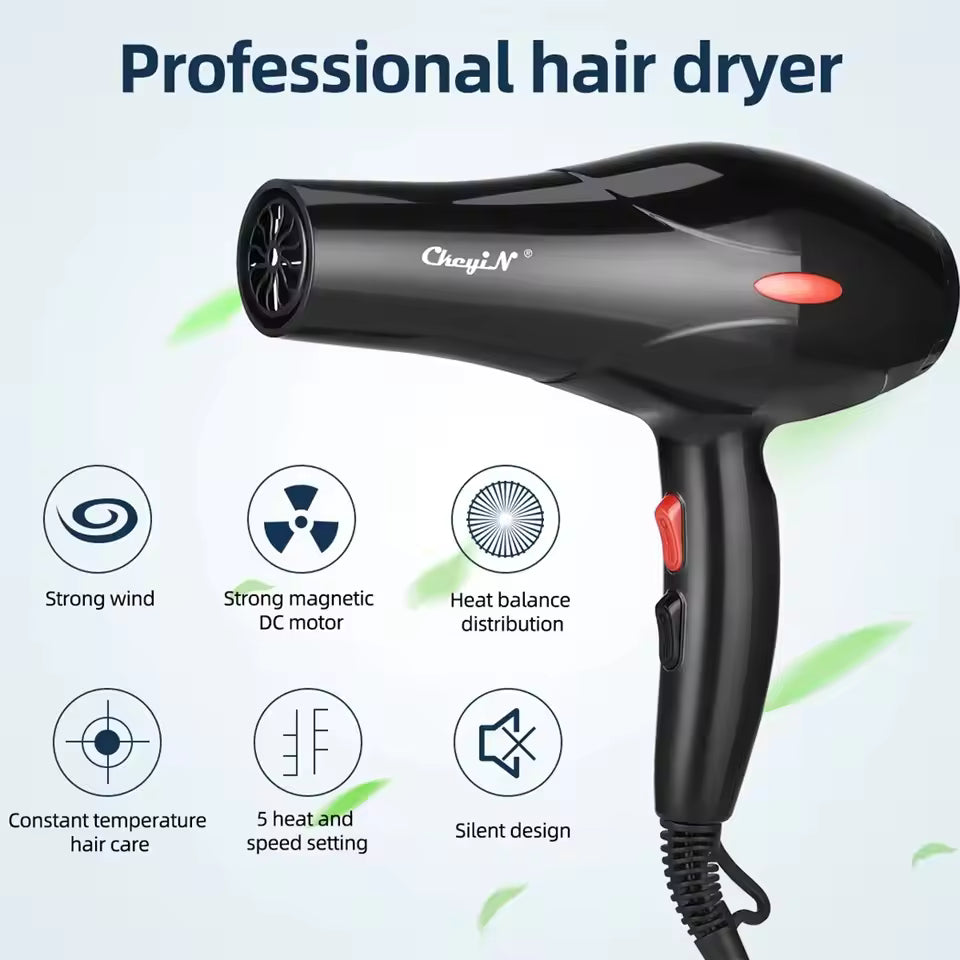 CkeyiN 1600W Hair Dryer Professional