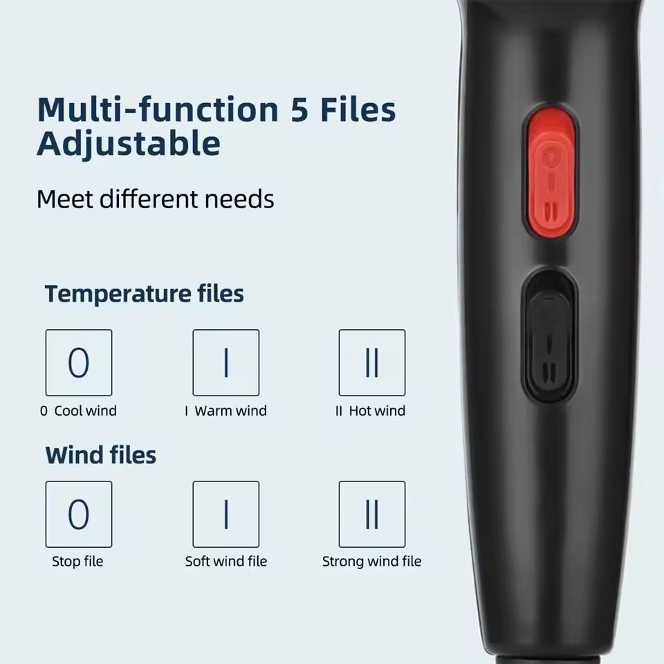 CkeyiN 1600W Hair Dryer Professional